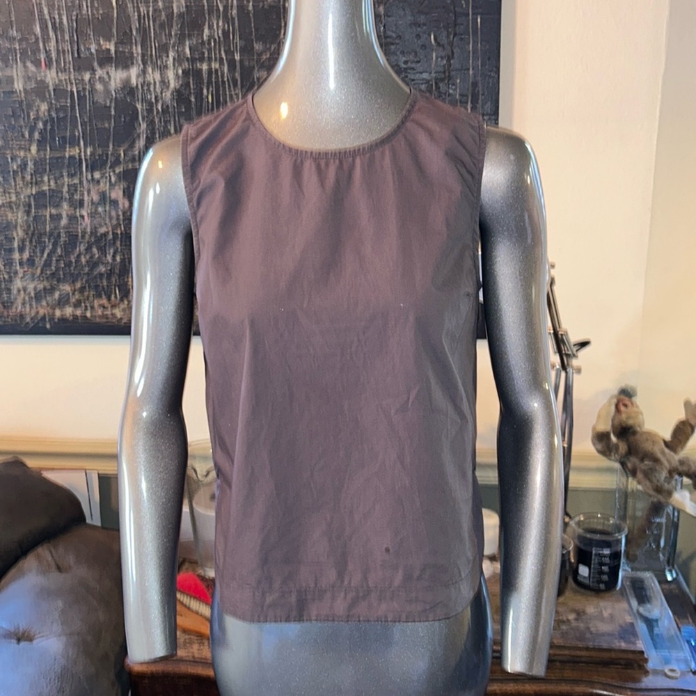 GAP Sleeveless ‘Origami Shell’ in Soft Black